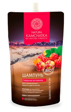 Natura Kamchatka Шампунь для волосся Північні Вітаміни "Відновлення та захист кольору" Дой-пак 500мл
