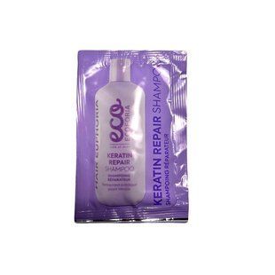 SACHET ECOFORIA Hair Euphoria Шампунь для волос Кератиновое восстановление 6мл
