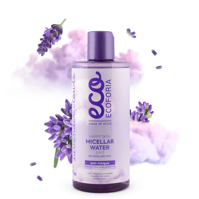 ECOFORIA Lavender Clouds Мицеллярная вода Happy Skin 3в1 300мл