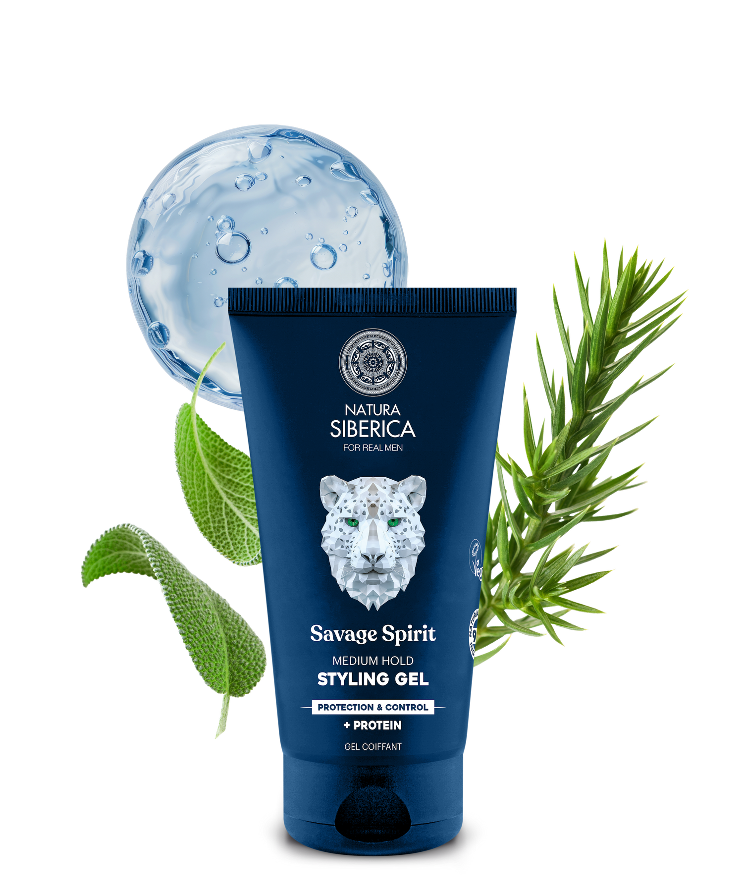 Natura Siberica MEN Стайлінговий гель середньої фіксації Захист і