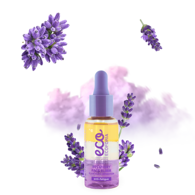 ECOFORIA Lavender Clouds Відновлюючий еліксир для обличчя Трифазний 30мл