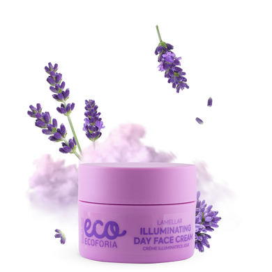 ECOFORIA Lavender Clouds Крем для обличчя денний Ламелярний з ефектом сяйва 50мл
