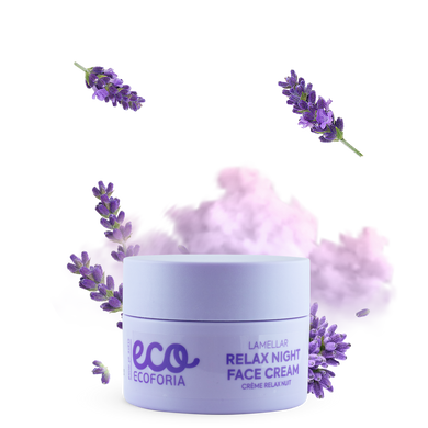 ECOFORIA Lavender Clouds Ночной крем для лица Ламеллярный релакс 50мл